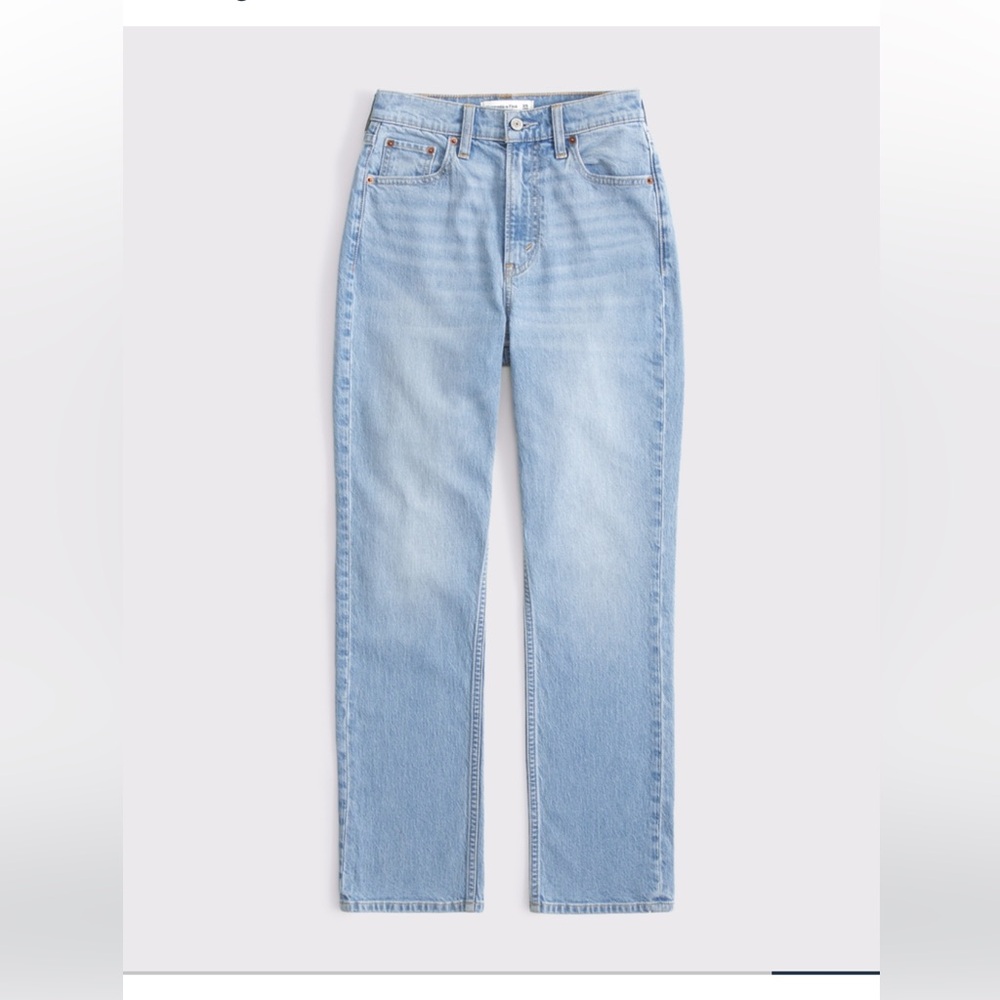Ultra high rise the ankle straight 26 2s Abercrombie NWT